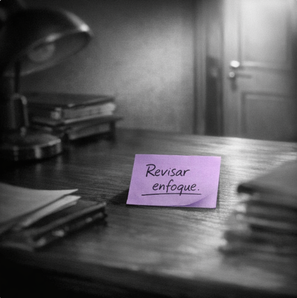 Revisar enfoque — Nadie lo iba a decir, relato de Santiago Copí